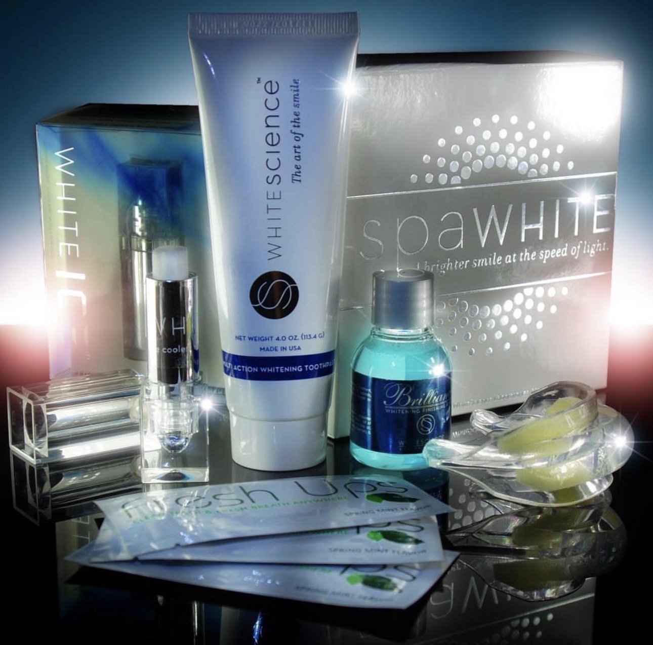 spaWHITE professional whitening products